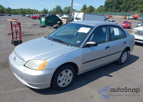 2003 Honda Civic Dx from USA, damaged, VIN 2HGES16103H606020